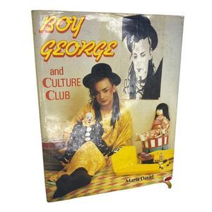 Boy George And Culture Club Book Maria David Greenwhich House Vintage Photograph